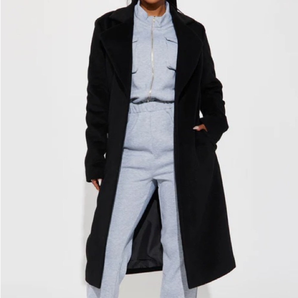 Fashion Nova Black Coat